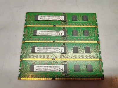 MICRON 16GB 4x4GB 1866MT/s DDR3 Reg ECC RAM MT9JSF51272PZ 1G9E2HE Dell Precision - Image 1 of 3