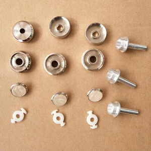 Trumpet Repair Parts Top Valve Cap /Finger Button/Stem/Bottom Valve cap - Picture 1 of 2