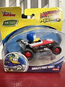 Fisher Price Mickey Mouse Roadster Racers Donald's Fright Mobile - Picture 1 of 3