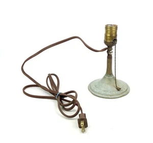 Lampada applique da parete morsetto scrivania ottone ornato antico anni 20 luce - Foto 1 di 8