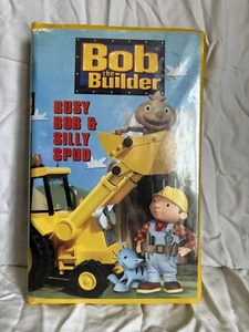 BOB THE BUILDER VHS: Busy Bob & Silly Spud - Kid favourite! Clamshell (2002) - Picture 1 of 7