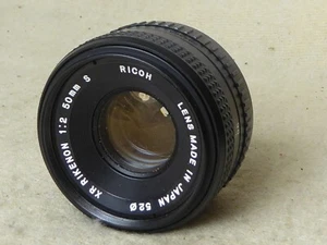 Ricoh XR Rikenon 50mm f/2 S Lens - Pentax K Mount, Excellent Condition + Caps s - Picture 1 of 6