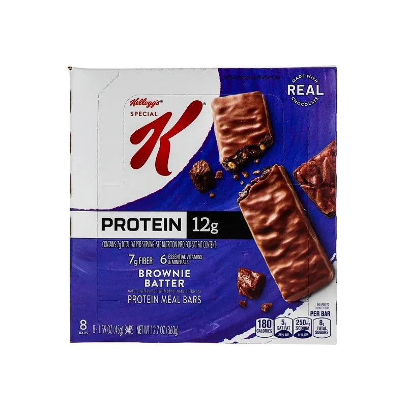 Barra de proteína Kellogg's Special K Brownie Batter 8 unidades - 1,59 oz Foto 1 de 2