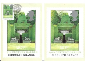 F1212 GREAT BRITAIN MAXIMUM CARDS COLLECTION - BRITISH GARDEN, BIDDULPH GRANGE - Picture 1 of 1