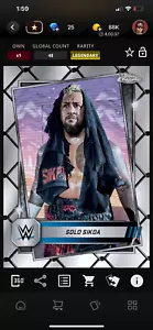 DIGITAL Topps WWE Slam Chrome 25 Solo Sikoa Steel Cage - Picture 1 of 2