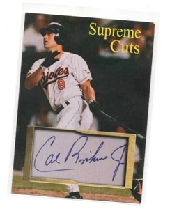 CAL RIPKEN JR. ACEO SUPREME CUTS FACSIMILE AUTO SERIAL #22/50 (ORIOLES) - Picture 1 of 2
