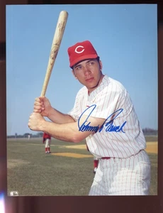 Autographed Signed 8 x 10 Photo Photograph HOF Johnny Bench Cincinnati Reds JSA - Picture 1 of 2