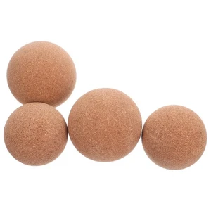  Bolas de masaje de corcho 4 piezas: bola de terapia física rodillo de masaje de pies gatillo para - Imagen 1 de 12