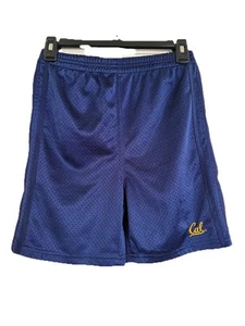 Cal (UC Berkeley) Shorts Boys Sz 8-10 Pro Edge Athletic Shorts Blue w/Cal logo - Picture 1 of 14
