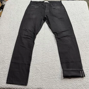 Taylor Stitch Jeans Herren 36 Schwarz Democratic Selvedge Straight Button Fly 36x34 - Bild 1 von 16