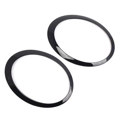 Gloss Black Headlight Trim Ring Bezel Cover For Mini Cooper R50 R52 R53 01-06 Foto 1 de 4