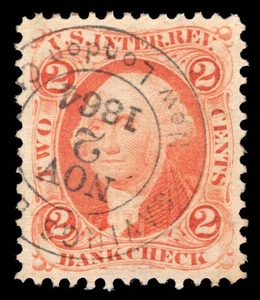 MOMEN: US STAMPS # R6c REVENUE USED HANDSTAMP PSE GRADED CERT XF-90 LOT #96194 - Picture 1 of 3