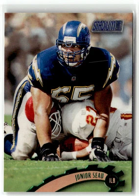 1997 Stadium Club #1 Junior Seau - Image 1 of 2