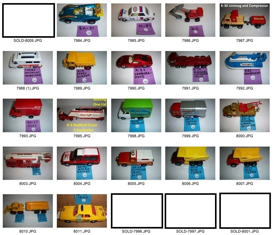 Matchbox SuperKing Vehicles Pick & Choose what you want, price per each item. - Image 1 of 1