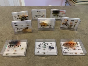 Postfly Supply lotto di 9 scatole mosche da pesca...alcune scatola aperta meno 1 o 2 nuove foto - Foto 1 di 10