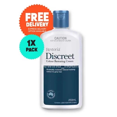 1 x Pack Restoria Discreet Unisex Crema Restauradora de Color Natural 250ml Envío Gratis Foto 1 de 4