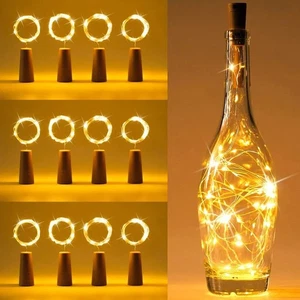 2M 20 LED Bottle Light Fairy Light Mood Lights Wine Bottle Night Light for Party - Picture 1 of 10