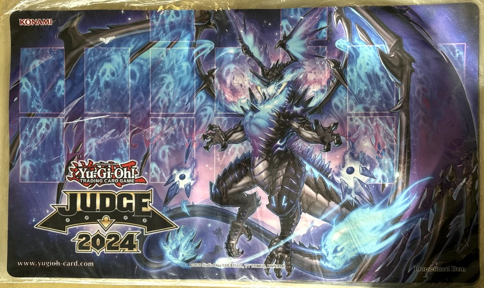 Yu Gi Oh! Alfombra de juego oficial Veidos Dragon of Endless Darkness Judge 2024 - sellada Foto 1 de 1