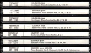 SOLOMON Beethoven Piano Sonatas 7,8,13,14,17,18,21-23,27-32 Concertos 3,4 LOT! - Bild 1 von 22