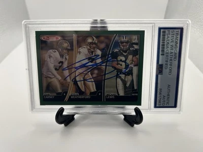 2007 Topps Total Steve Weatherford Auto PSA Certified Autograph Giants Punter  - Image 1 of 3