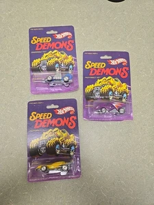Vintage 1985 Hot Wheels Speed Demons 3 Stück ☆ Neu ☆ - Bild 1 von 7