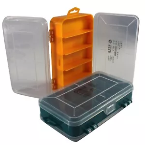 New13 Grids Portable Transparent Screws Storage Box Double-Side Multifunctional - Picture 1 of 7