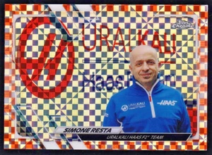 2023 Topps Chrome Formula 1 F1 #93 Simone Resta Orange Checker 03/25 - Picture 1 of 2