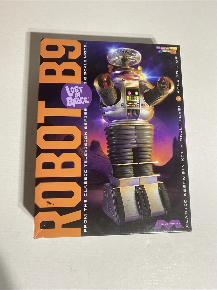 Moebius Lost In Space Robot B9 1:6 SCALE  Model kit 939 Open Box Sealed Bags CIB - Image 1 of 4