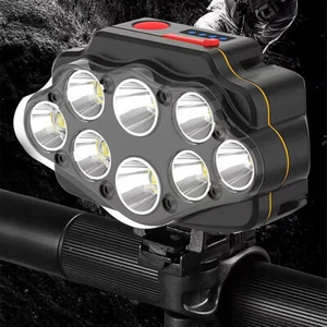 99000LM Bright LED Bike Light USB Rechargeable Bicycle Front Headlight Waterprof - Picture 1 of 13