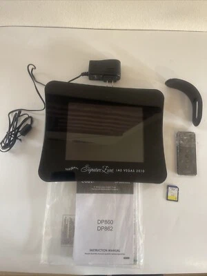 COBY 8” Widescreen Digital Photo Frame Multimedia Playback - Image 1 of 4
