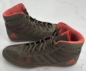 Adidas David Taylor M2 Mat Wizard Wrestling Shoes Size 16 Green - Picture 1 of 8