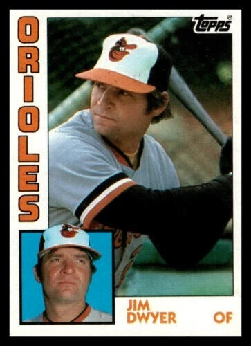 1984 Topps Jim Dwyer #473  Outfield   Baltimore Orioles  FREE shipping - Image 1 of 1