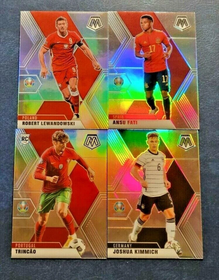 2020-21 Mosaic UEFA Euro 2020 Soccer SILVER PRIZMS with Rookies You Pick - Image 1 of 1