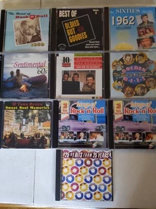 Mixed lot 10 50's, 60's CDs Beach Boys Rock N Roll Dion and the Belmonts M'Town - Picture 1 of 11