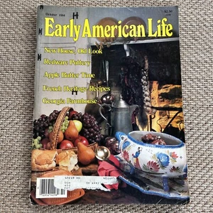 Early American Life Magazine October 1984 New House Old Look French Recipes - Picture 1 of 4