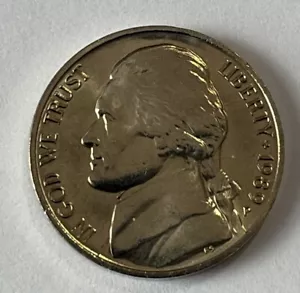 1989 P Jefferson Nickel Full Steps (#20) - Picture 1 of 4