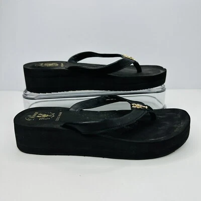 Sandalias de plataforma negras Cole Haan Pinch para mujer talla 6 W09499 Foto 1 de 4