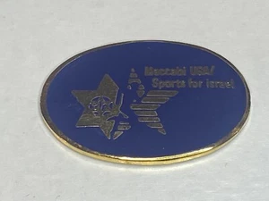 JCC Maccabi Games Jewish Youth Team Sports Enamel Hat Pin Sports for Israel Jew - Picture 1 of 2