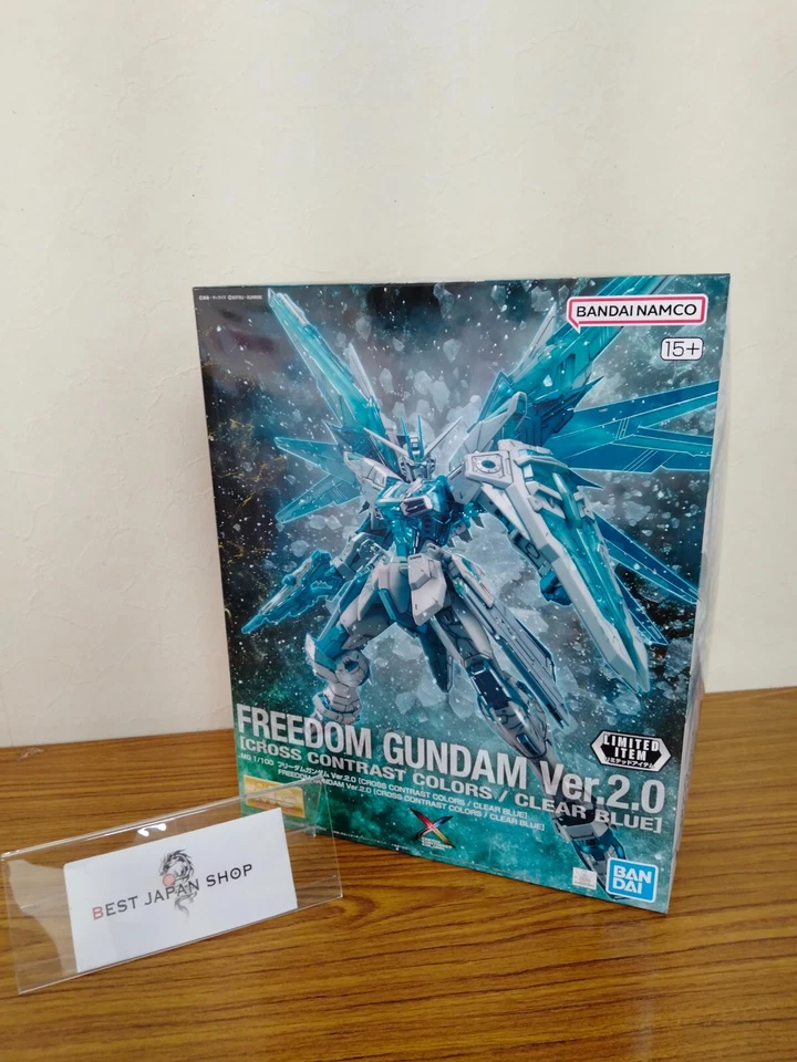MG 1/100 Freedom Gundam Ver.2.0 Cross Contrast Colors Model Kit SEED Japan NEW - Image 1 of 4