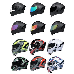 Motorcycle Helmet Intercom Bluetooth Headset Riders Interphone Moto Helmet - Picture 1 of 42