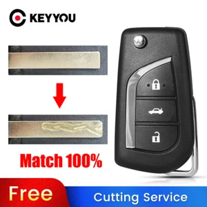 BLADE CUT by PHOTO Car Key For Toyota Levin Camry Reiz Highlander Corolla RAV4 - Picture 1 of 10
