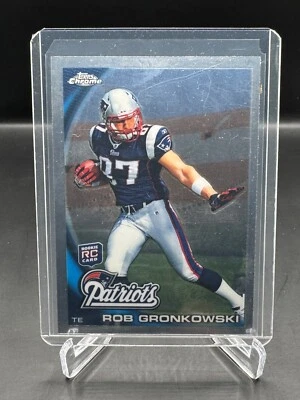 2010 TOPPS CHROME!  ROB GRONKOWSKI!  RC!  NEW ENGLAND PATRIOTS!  #C112 - Image 1 of 2