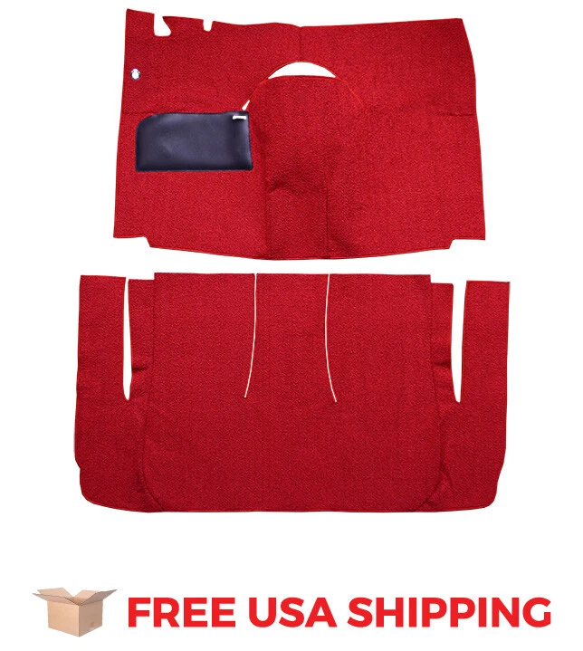 FITS 1958 Ford Club 2DR Hardtop Power Seats Cut & Sewn Loop Carpet Foto 1 de 3