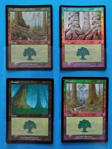 FOIL 🌈🌄 Basic Forest Land Set 🌄🌈 Mercadian Masques | MTG | NM++ Unbespielt! - Bild 1 von 2