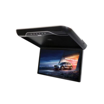 Overhead MP5 Player Car roof monitor LCD TFT 19" screen Flip down built-in IR - Image 1 of 4