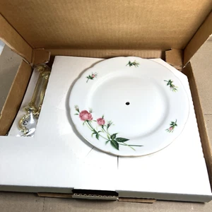 Tiered Elegant Wedding Cake Stand Christineholm Porcelaine NIB Vtg 60s 70s Era - Picture 1 of 5