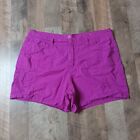 St John's Bay Shorts Women?s 16 Pink Casual Pockets 