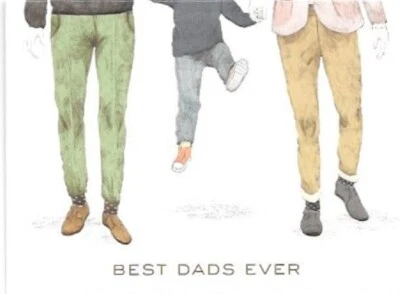 Bird & Quill by Papyrus Gay Best Dads Ever Happy Father's Day Card 6"x4.5" - Image 1 of 3