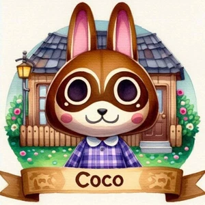 #150  Amiibo Karte für Animal Crossing Coco Nintendo Switch Nfc Karte - Bild 1 von 2