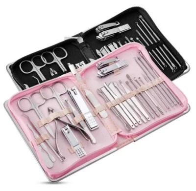 26 Teile Set Pediküre Maniküre Nagelzange Nagelpflege Nagelschere Nagelknipser - Bild 1 von 4